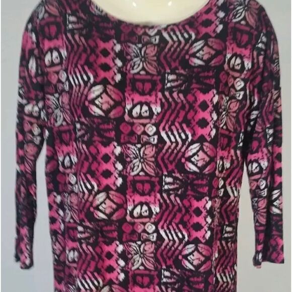 Honey & Lace Pink Tunic Blouse Extra Small NWT - Picture 12 of 13